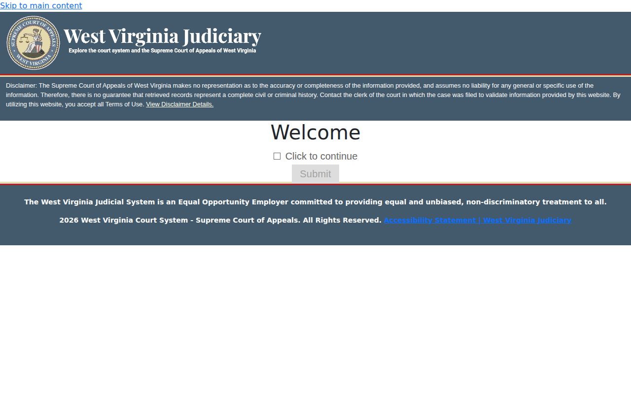 West Virginia Magistrate Record Search filtered for Clay County release-related court records